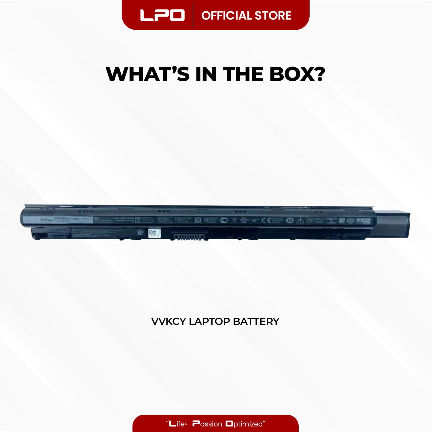 Laptop Battery VVKCY Compatible with Dell Latitude 15 3560 3470 3570 and Inspiron 15 5551