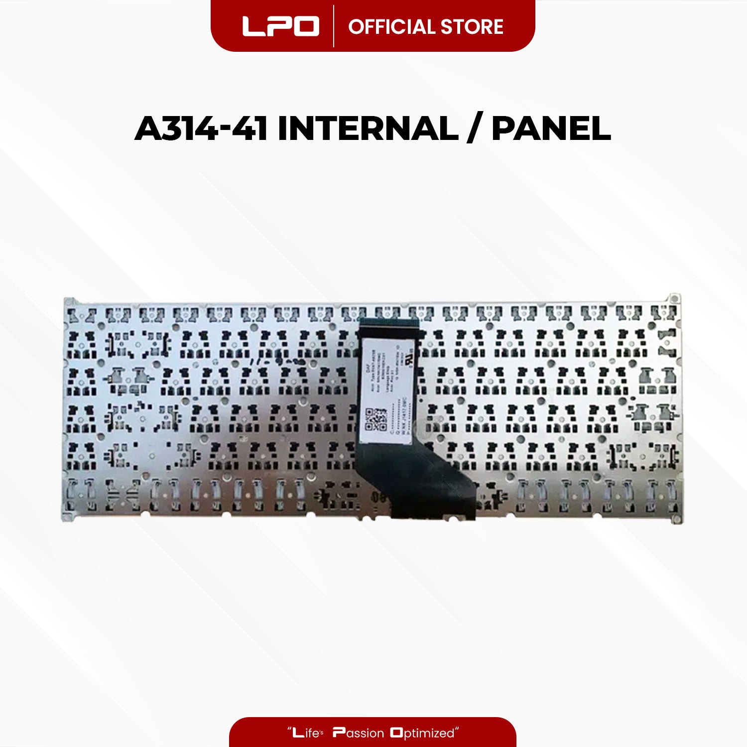 Laptop Keyboard ACER A314-41	 Internal Type / Panel Black US Compatible with Acer Aspire 3 A314-21 A314-41 33 31
