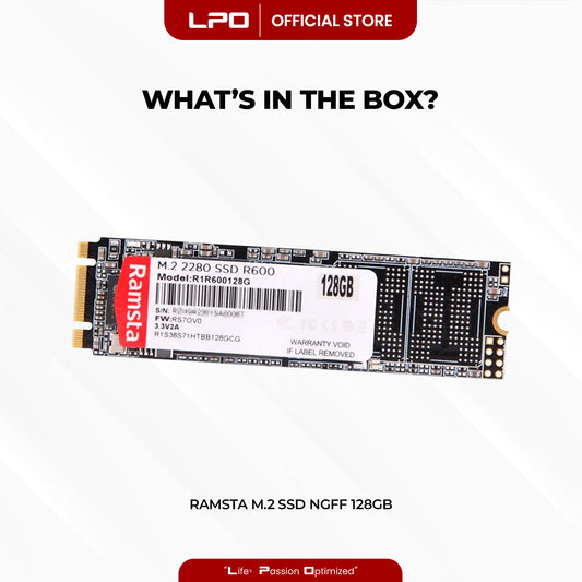 RAMSTA M.2 2280 SSD R600 128GB SSD NGFF