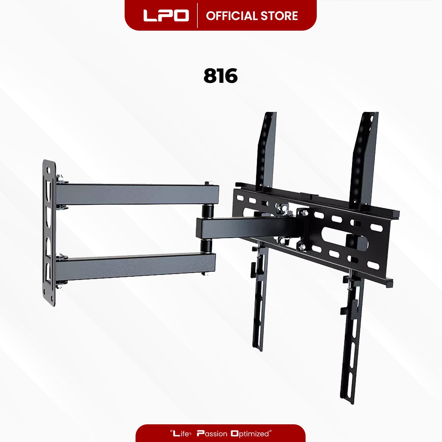 TV Wall Mount Swivel and Tilt Bracket	 816 26 - 55 inch Load Capacity up to 30kg Full Motion Movement