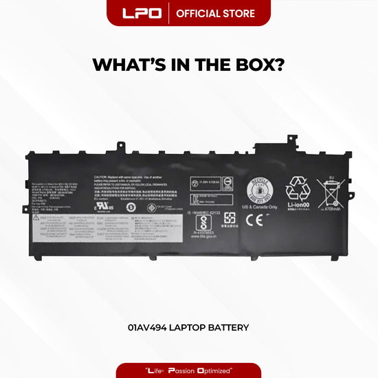 Laptop Battery 01AV494 Compatible with Lenovo ThinkPad X1 Carbon 2017, X1 Carbon 2018