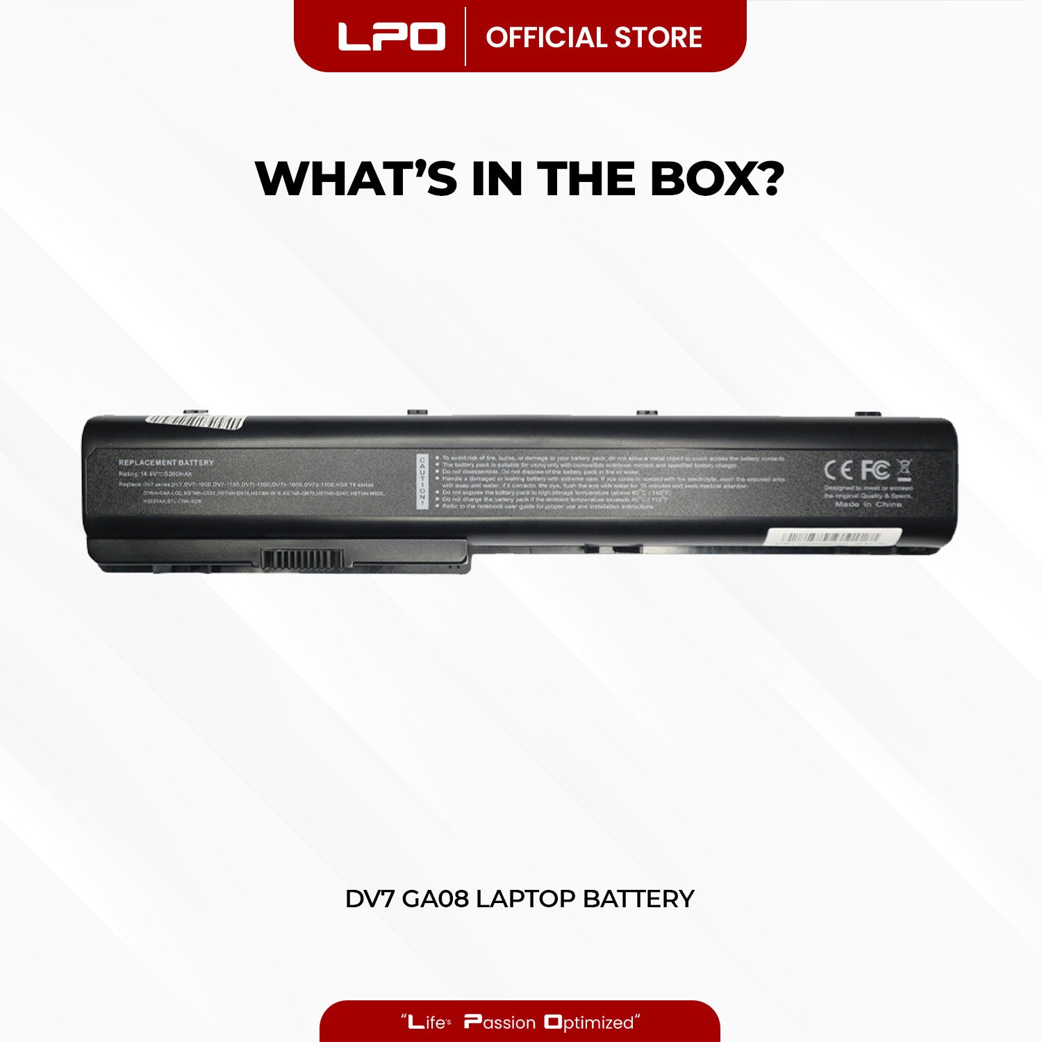 Laptop Battery DV7 GA08 Compatible with HP 464059-141 464059-142 464059-222 464059-251