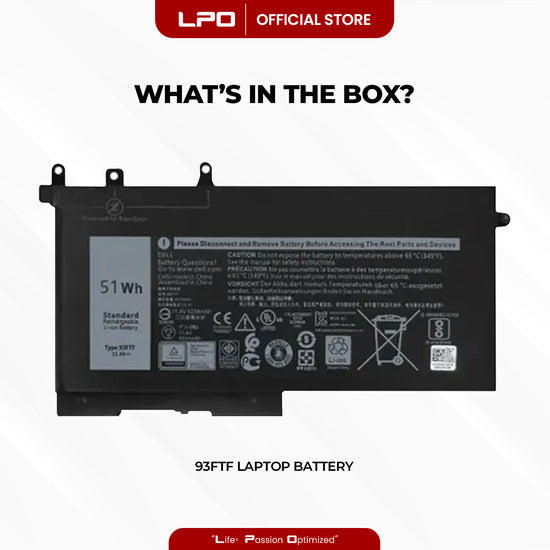 Laptop Battery 93FTFCompatible with Dell Precision 15 3520 3530 Latitude E5280 Series