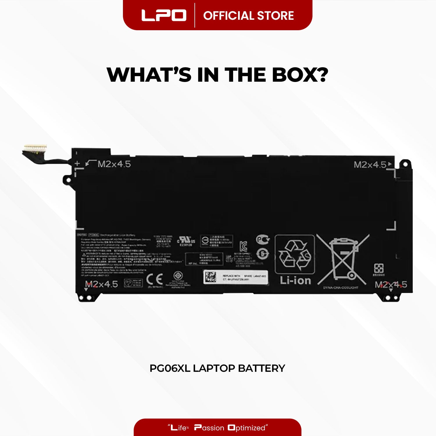Laptop Battery PG06XL Compatible with HP OMEN 15T-DH000 15T-DH100 15-DH0XXX Series