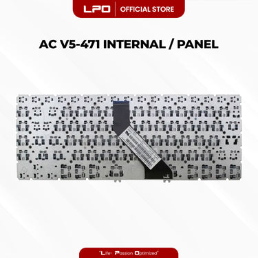 Laptop Keyboard ACER V5-471 Internal Type / Panel Black US Compatible with Acer V5-471P, V5-471 V5-471G