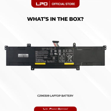 Laptop Battery C21N1309 Compatible with Asus VivoBook S301LA S301LP Q301L - LPO Laptop PC-Outlet