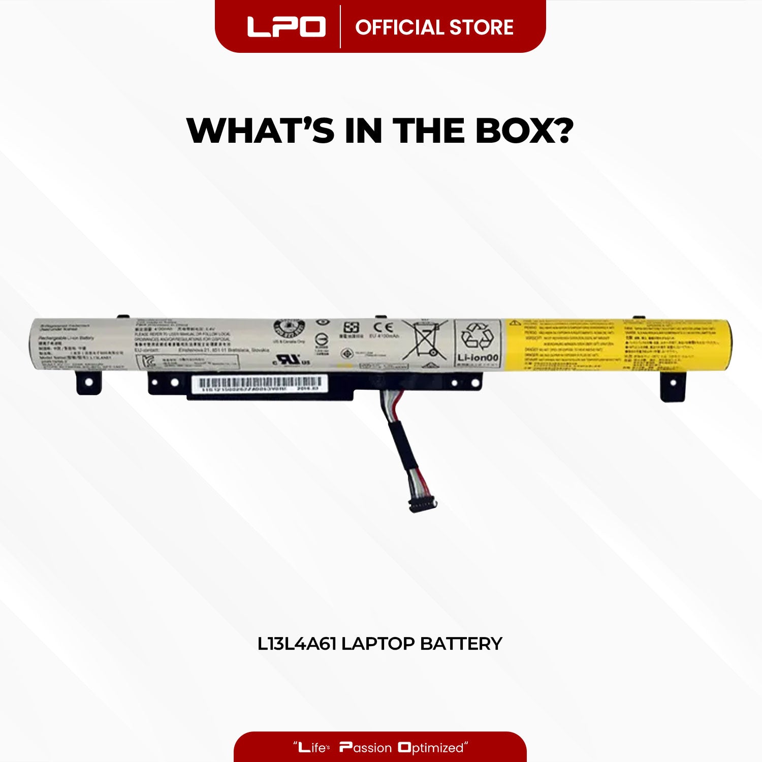 Laptop Battery L13L4A61 Compatible with Lenovo FLEX 2 14 Series Lenovo FLEX 2 15 Series