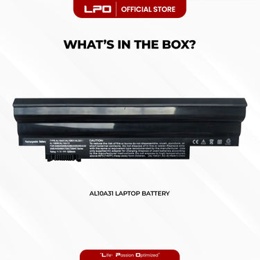 Laptop Battery AL10A31 Acer AC700 1090 1099 1529 Aspire One 522 Series D255 Series - LPO Laptop PC-Outlet