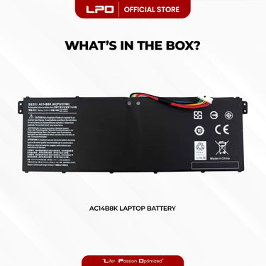 Laptop Battery AC14B8K Compatible with  Acer Aspire V3-371, E3-111, E3-112 / E3-112M, ES1-111