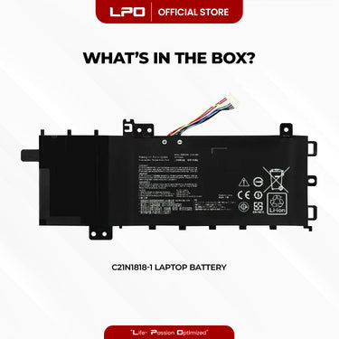 Laptop Battery C21N1818-1 Compatible with ASUS VivoBook 15 F512FA F512DA X512JA F512FB F512FJ F512FL F512UA X512FJ X512FL X512JF X512JP X512DK R564JA S512DK S512FA Series