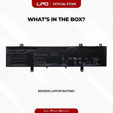 Laptop Battery B31N1632 Compatible with Asus Vivobook 14 X405UA-BM337T, X405UA-BM519T, X405UA-BV505T