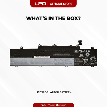 Laptop Battery L19D3PD5 Compatible with Lenovo ThinkPad E14 2nd Gen. Lenovo ThinkPad E15 2nd Gen Series