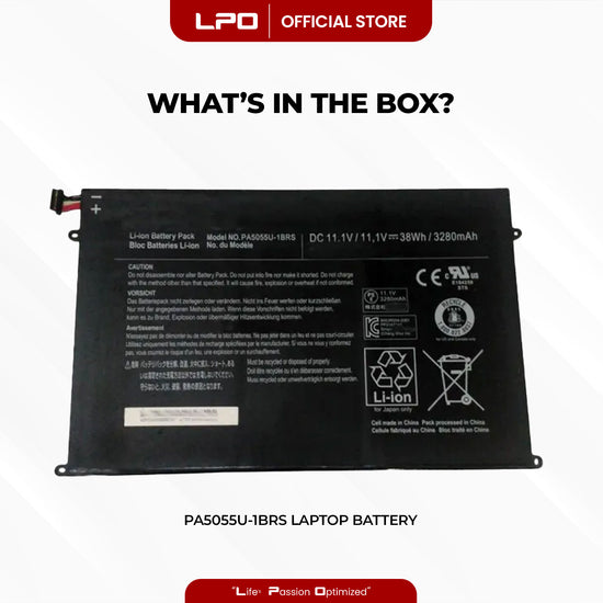 Laptop Battery PA5055U-1BRS Compatible with Toshiba Excite 13 AT330-005, 13 AT330-004