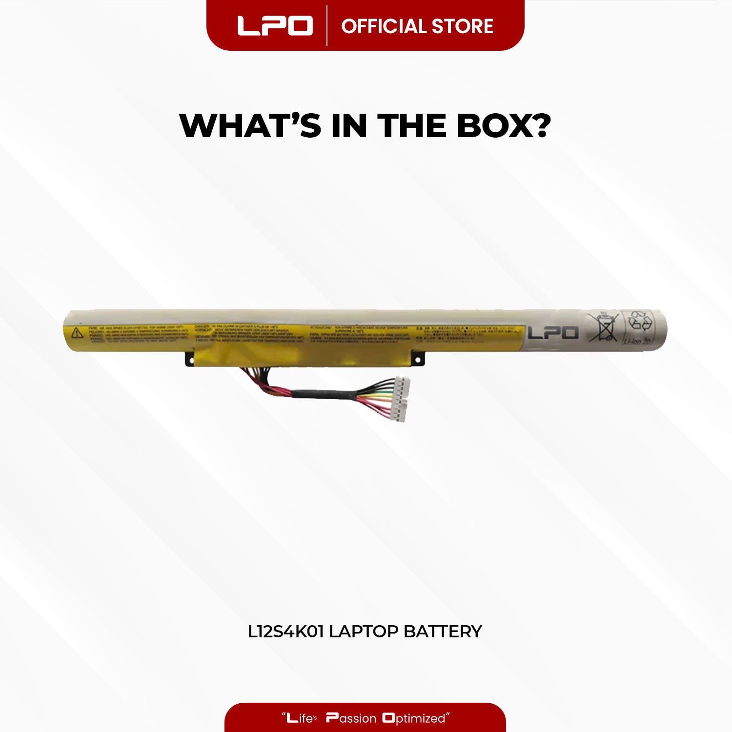 Laptop Battery L12S4K01 Compatible with Lenovo Erazer Z400A Z500A Series