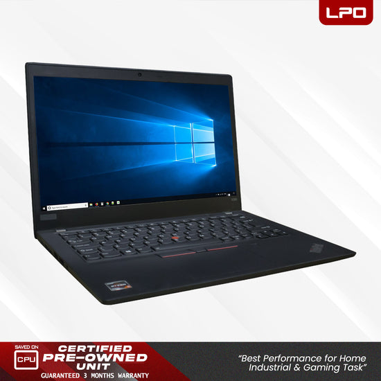 Laptop Lenovo Thinkpad X395 AMD Ryzen 5 Pro 3500 2.10Ghz 16GB DDR4 256GB SSD AMD Radeon Vega 8 13.3