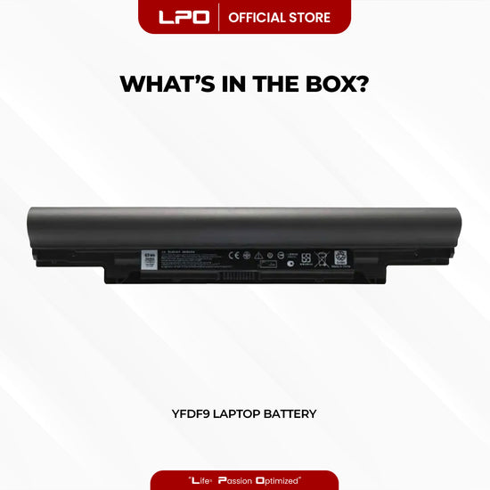 Laptop Battery YFDF9 Compatible with Dell Latitude 3330 Vostro V131D V131R 312-1257/1258 H2XW1 JD41Y