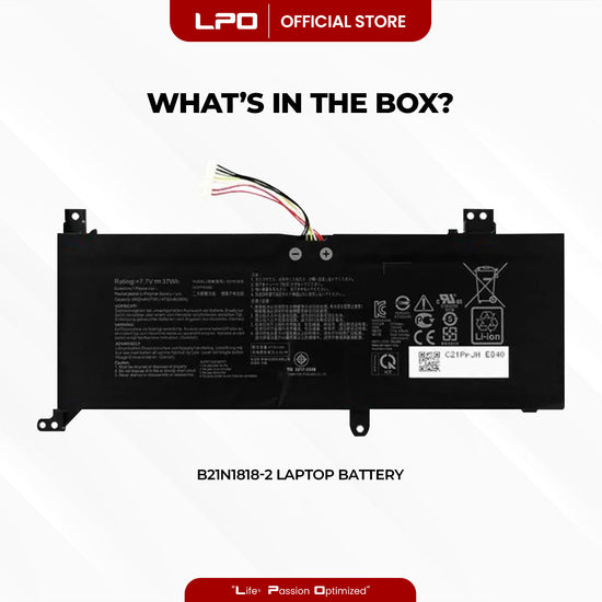 Laptop Battery B21N1818-2 Compatible with ASUS Y4200 Y5200F X512C X712UA Y5100D