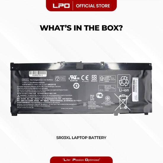 Laptop Battery SR03XL Compatible with HP Envy x360 15-cn0000 15-cn0000ne 15-CN0000TX