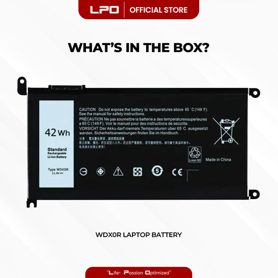 Laptop Battery WDX0R Compatible with Dell Inspiron 13 5000 Series 13 5368 5378 5379 Series
