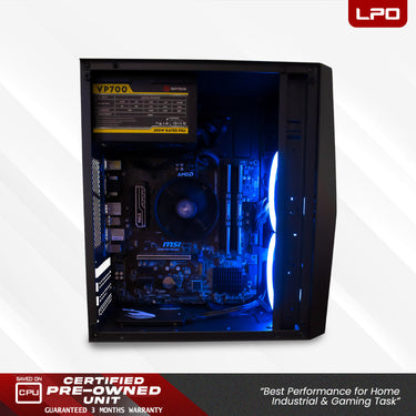 Gaming Unit AMD Ryzen 5 5600G 3.9Ghz B450 Pro-VDH Max AM4 Socket Motherboard 16GB DDR4 256GB 2.5