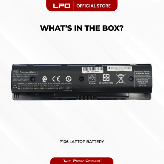 Laptop Battery PI06 Compatible with HP pavillion Envy 14 Series Computer HP Envy 14t Series - LPO Laptop PC-Outlet