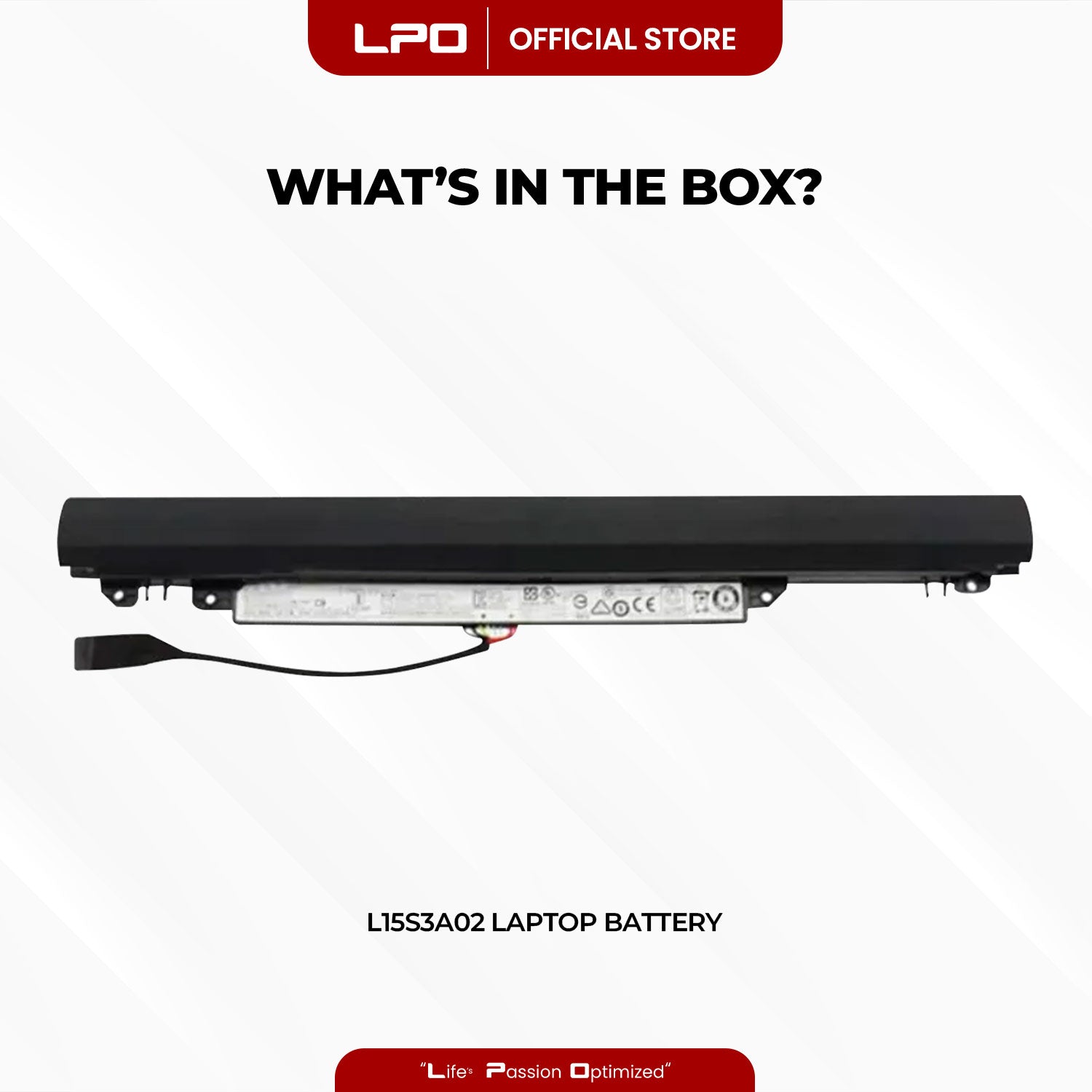 Laptop Battery L15S3A02 Compatible with Lenovo IdeaPad 310-14IKB(80TU002SPH) IdeaPad 310-14IKB(80TU0046TA)