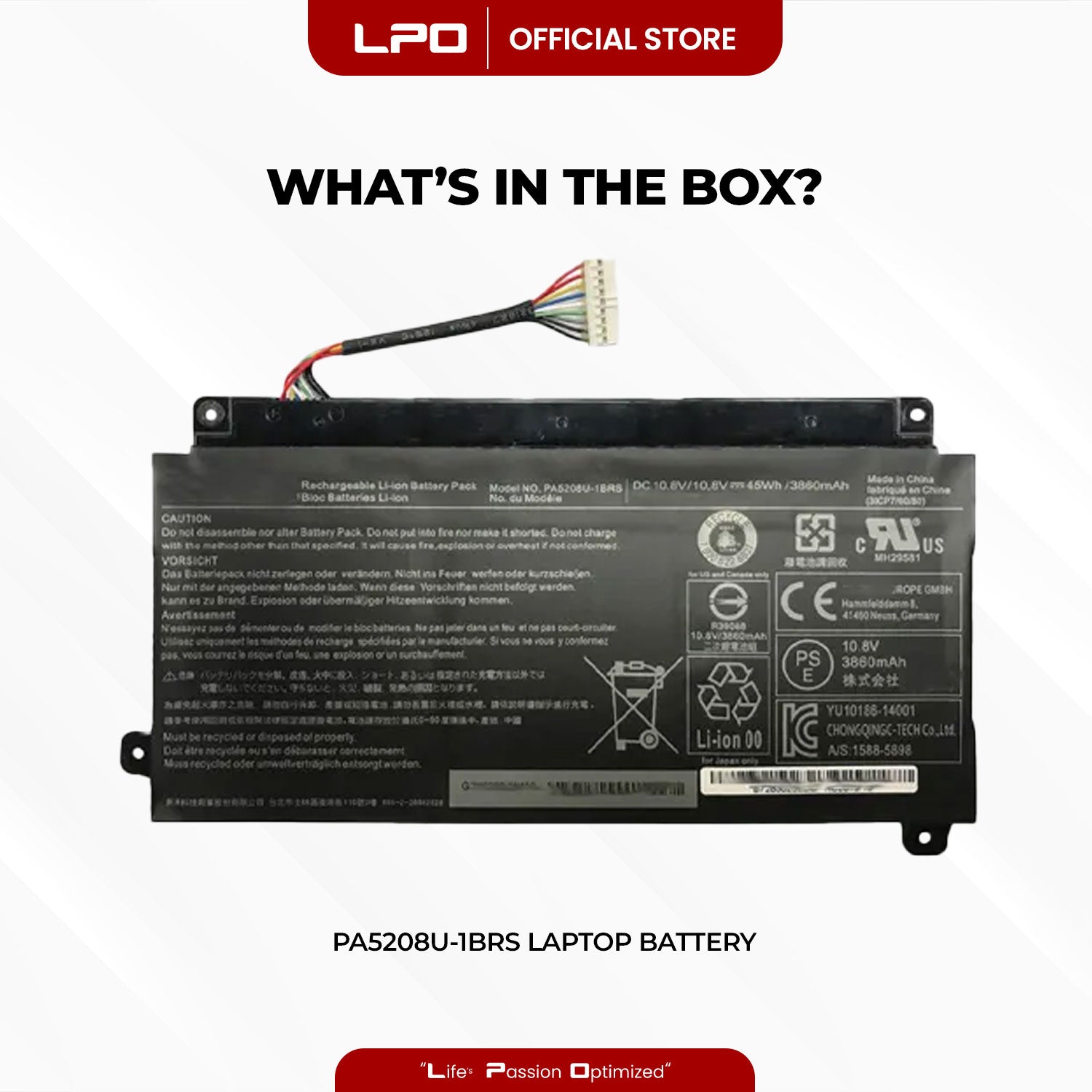 Laptop Battery PA5208U-1BRS Compatible with Toshiba Satellite E45W