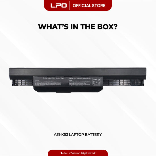 Laptop Battery A31-K53 Compatible with Asus A53 K53 K54 K84 K93 N53 A31-K53