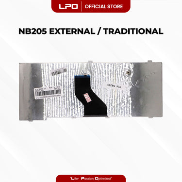 Laptop Keyboard TOSHIBA NB205 External / Traditional Black US Compatible with NB200 NB201 NB202
