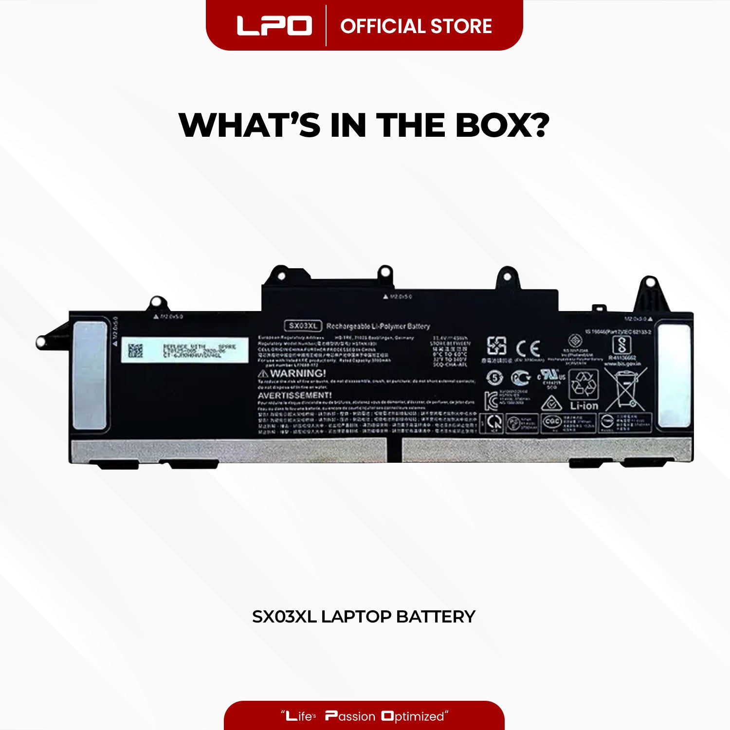Laptop Battery SX03XL Compatible with HP ProBook x360 435 G7 series: 1F3G6EA 1F3G9EA