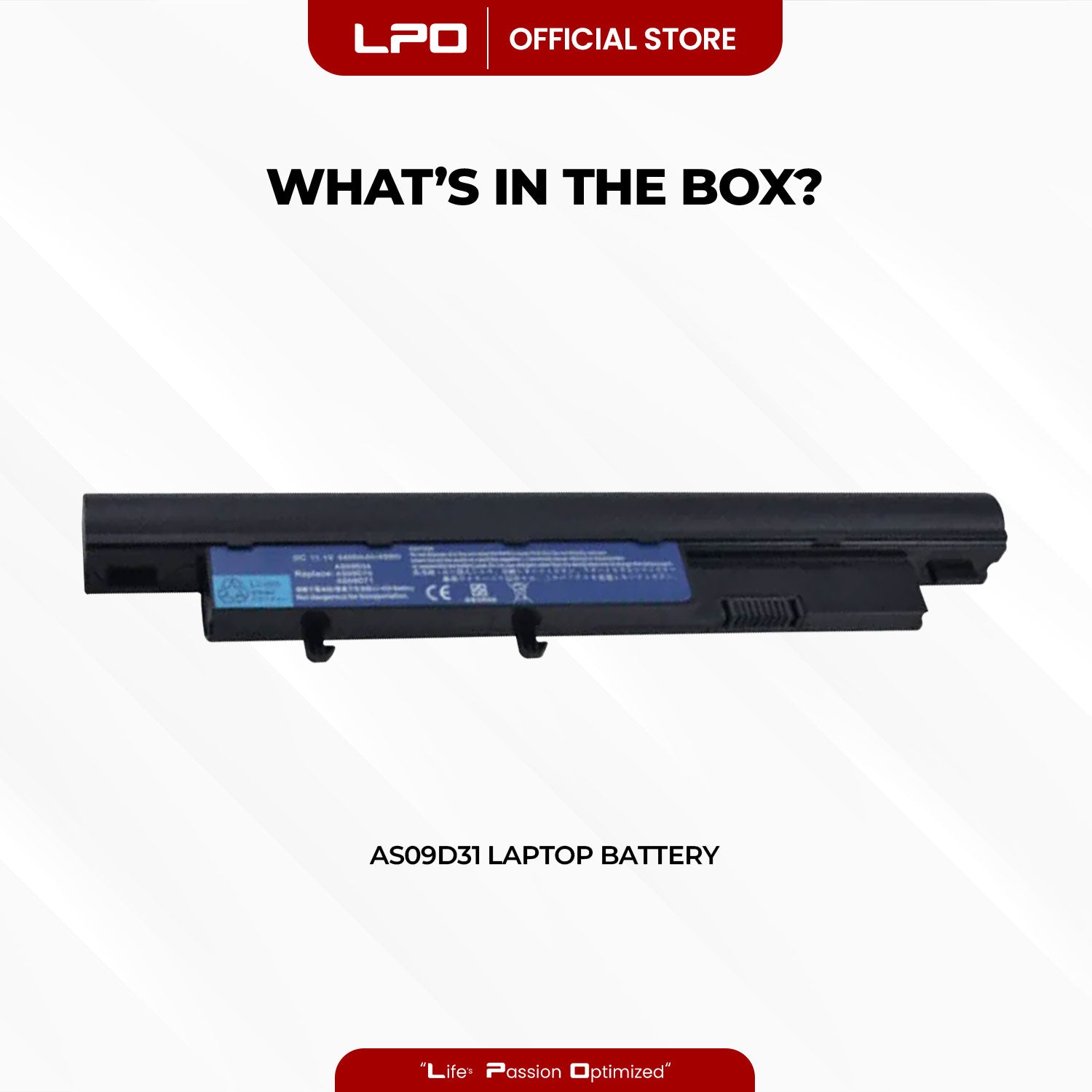 Laptop Battery AS09D31 Compatible with Acer Aspire 5810T Aspire 4810T Aspire 3810T Aspire 5810TZ Series