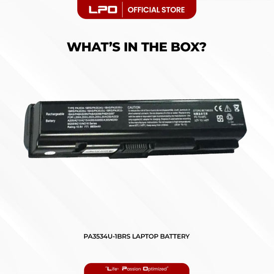 Laptop Battery PA3534U-1BRS Compatible with Toshiba A200, A205, A215, A300, A305 Series