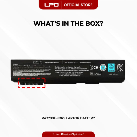 Laptop Battery PA3788U-1BRS Compatible with Toshiba DYNABOOK SATELLITE B550/B