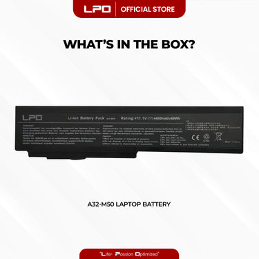 Laptop Battery A32-M50 Compatible with Asus Pro62, Pro64 Series. Asus M50, M50V