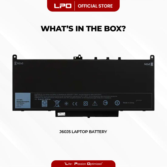 Laptop Battery J60J5 Compatible with Dell Latitude E7270 Latitude E7470 7270 7470 Series