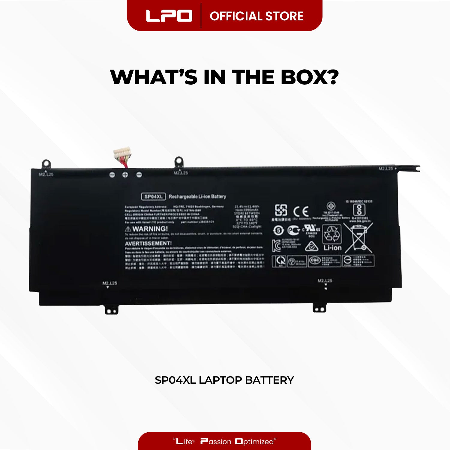 Laptop Battery SP04XL Compatible with HP SPECTRE X360-13-AP Series