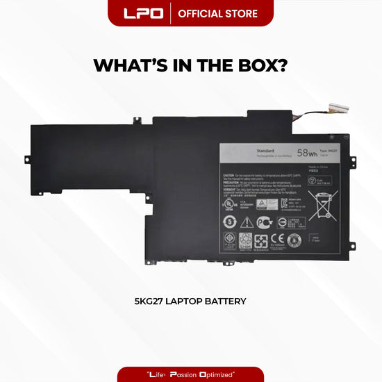 Laptop Battery 5KG27 Compatible with Dell Inspiron 14 (7437), N7437