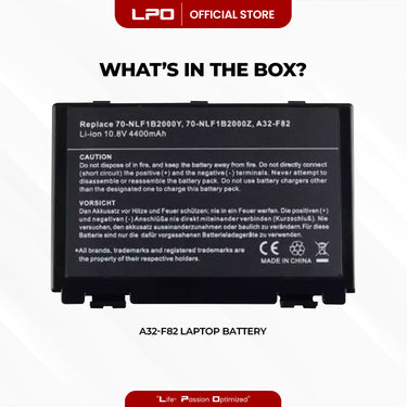 Laptop Battery A32-F82 Compatible with Asus k61ic K60IJ K50IJ K50I K60I A32-F82 A32-F52