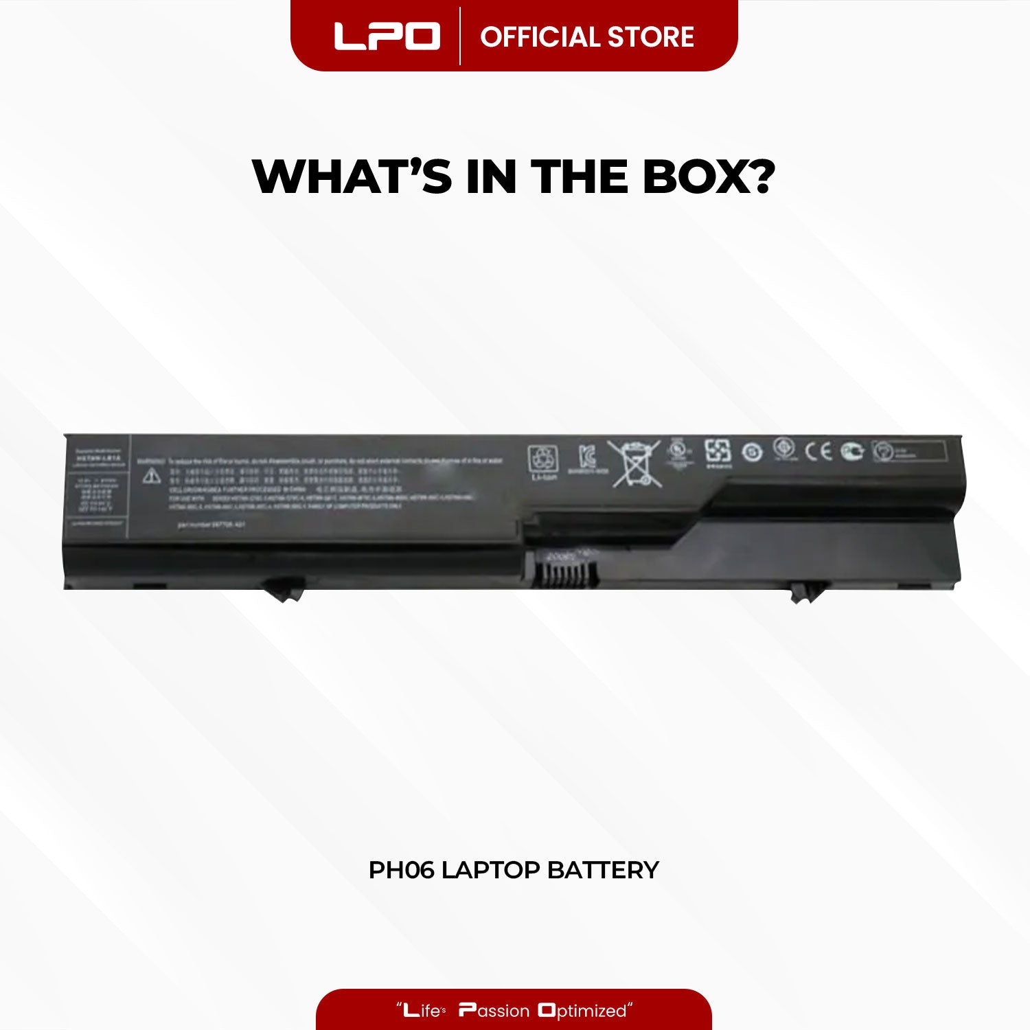 Laptop Battery PH06 Compatible with HP ProBook 4325s 4320s 4321s 420 425 4520s 4326s