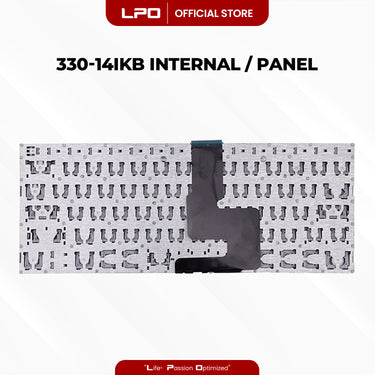 Laptop Keyboard LENOVO 330-14IKB Internal / Panel Gray US Compatible with Lenovo 330-14IGM