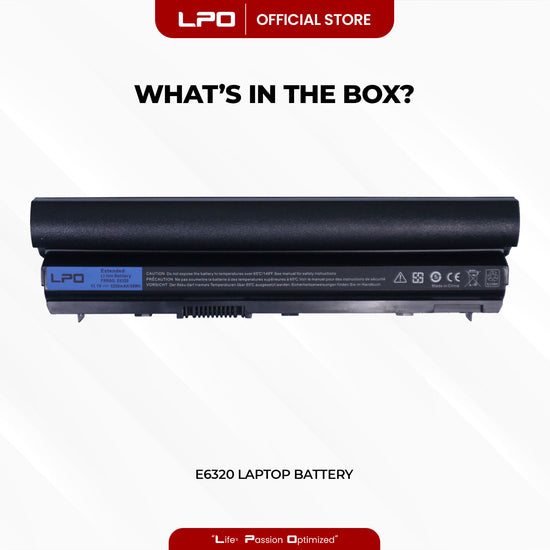 Laptop Battery E6320 Compatible with Dell Latitude E6120 E6230 E6320 E6330 E6430s E6220 Series - LPO Laptop PC-Outlet