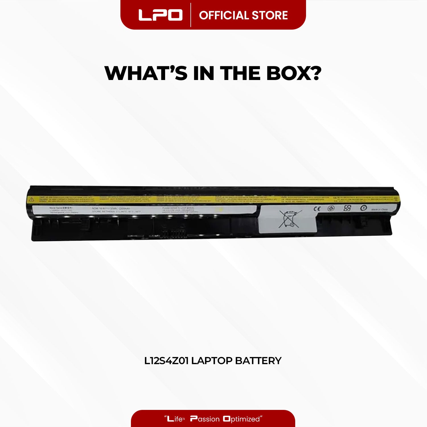 Laptop Battery L12S4Z01 Compatible with Lenovo Ideapad S300 S400 S400U S405