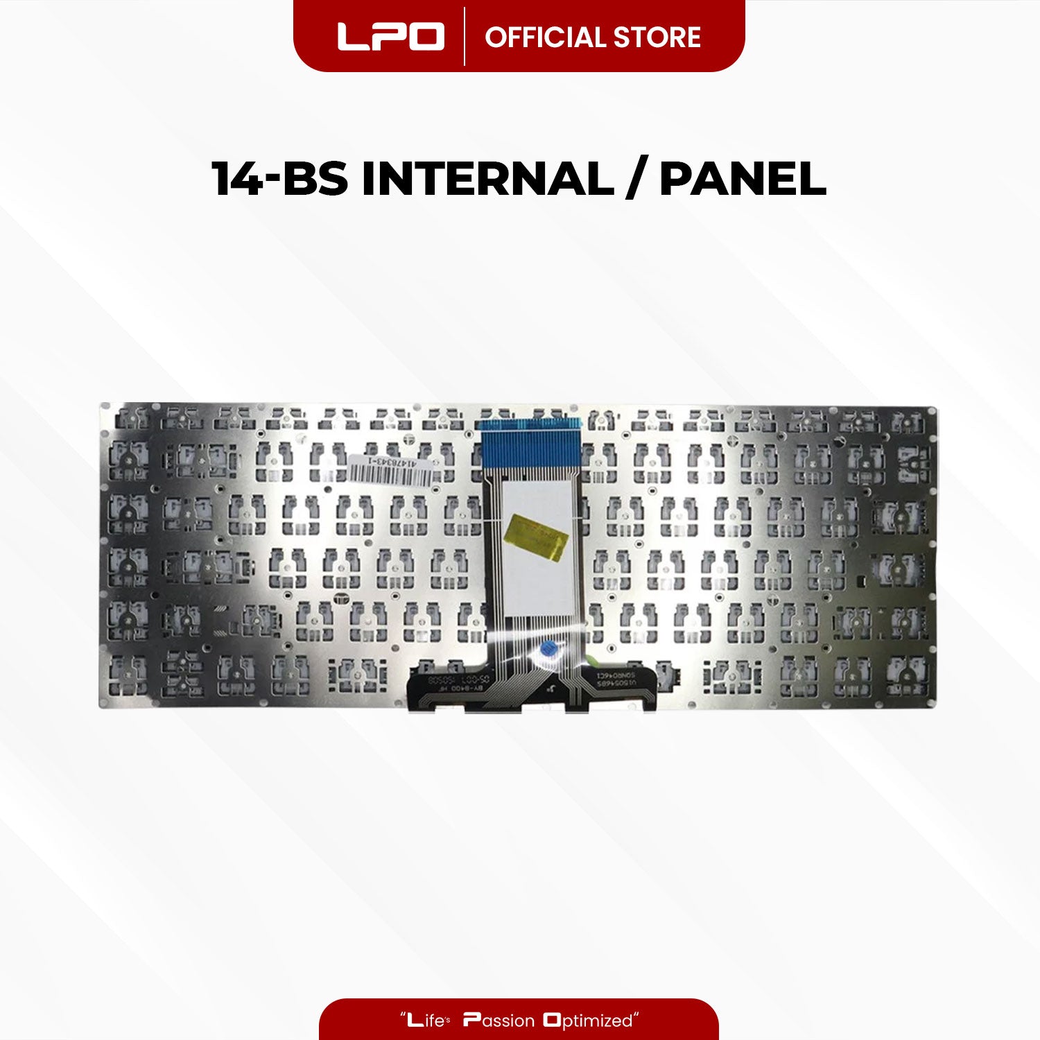 Laptop Keyboard HP	14-BS Internal / Panel Black US Compatible with HP 14-BS Series 14-BS033TX 14-BS104NT