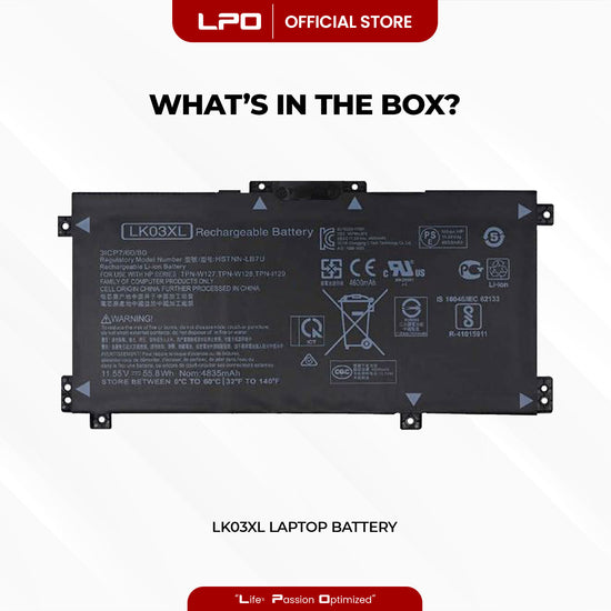 Laptop Battery LK03XL Compatible with HP Envy X360 Convertible 15-BP 15-BQ 15-CN Series