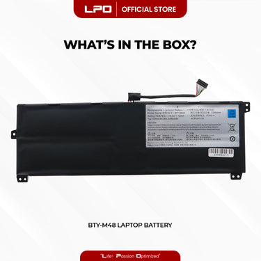 Laptop Battery BTY-M48 Compatible with MSI Prestige PS42 8RB, MSI Modern 8RC 8RA 8MO