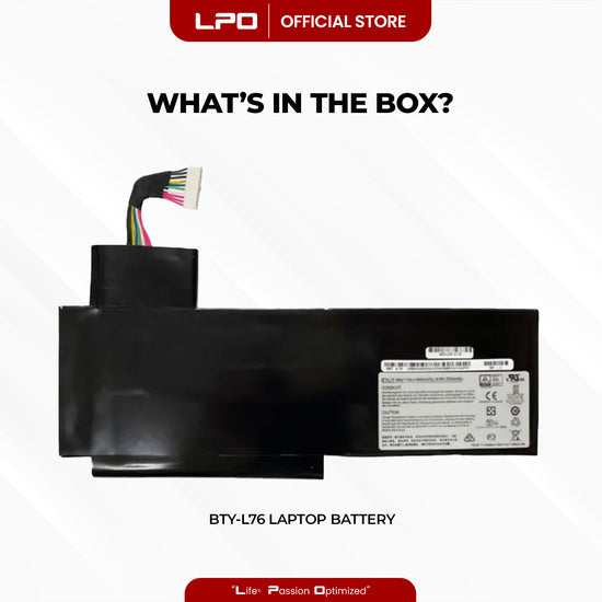 Laptop Battery BTY-L76 Compatible with MSI WS72 6QJ, WS72 6QJ-026US, WS72 6QJ-064IT
