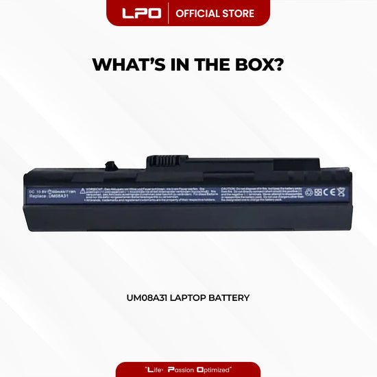 Laptop Battery UM08B73 / UM08A31 Compatible with  Acer Aspire One A110 series, A110-1691