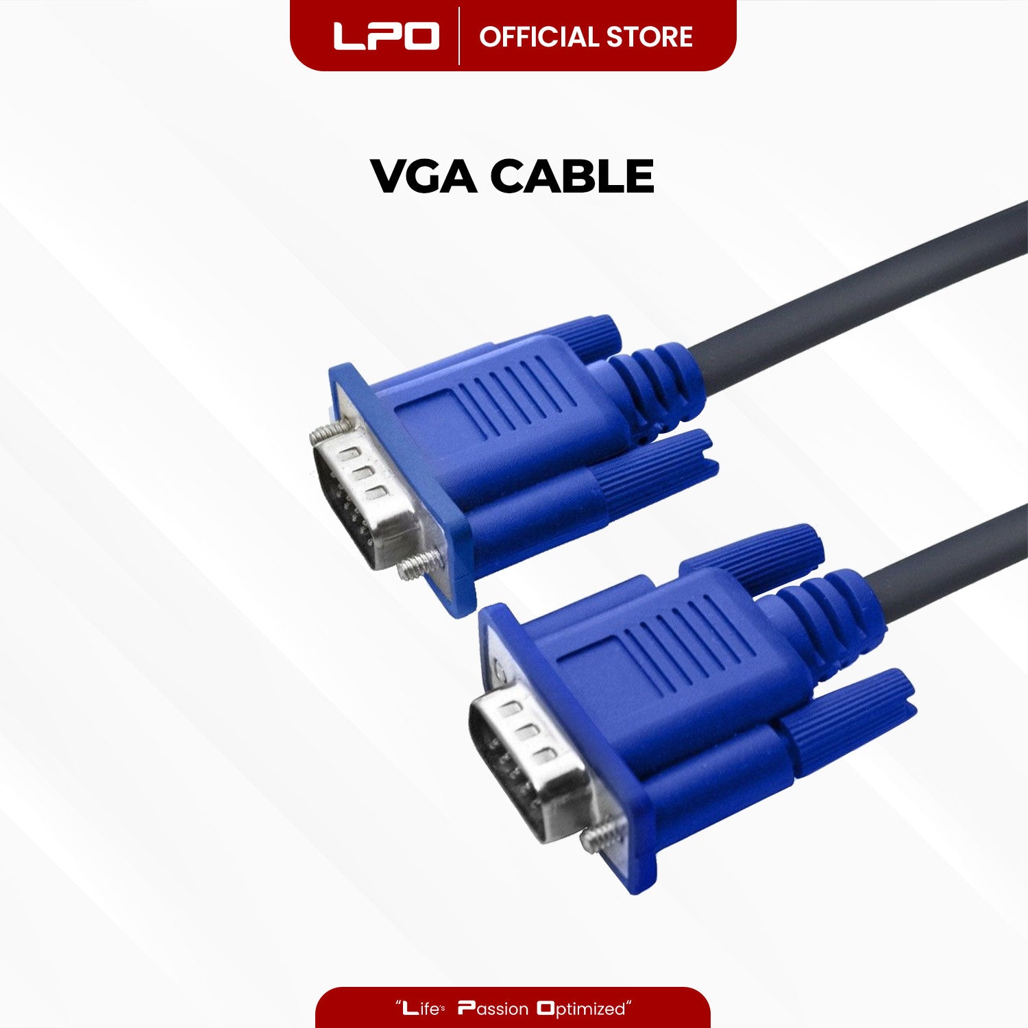 VGA to VGA Cable Computer Network Data Transfer 1.5meter