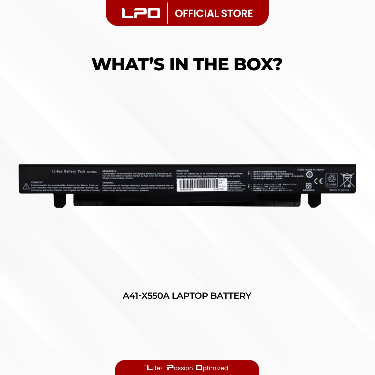 Laptop Battery A41-X550A Compatible with Asus 450VE A450 A550C A550CC A550JK