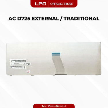 Laptop Keyboard ACER D725 External Type / Traditional Black US Compatible with Acer Emachines D252, D725